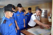 Azerbaijani Naval Forces faculty cadets hold practical classes (PHOTO)