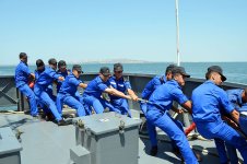 Azerbaijani Naval Forces faculty cadets hold practical classes (PHOTO)