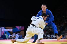 Азербайджанский дзюдоист завершил выступление на Олимпиаде в Париже (ФОТО)