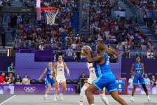 Azerbaijan's women's 3x3 basketball national team ends Olympic run