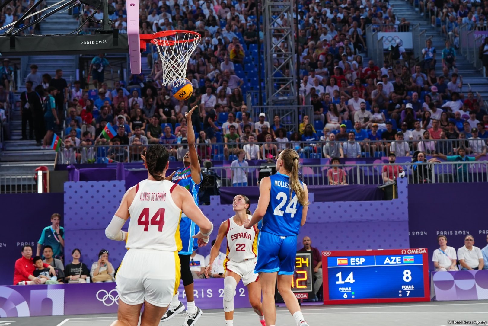 Azerbaijan's women's 3x3 basketball national team ends Olympic run