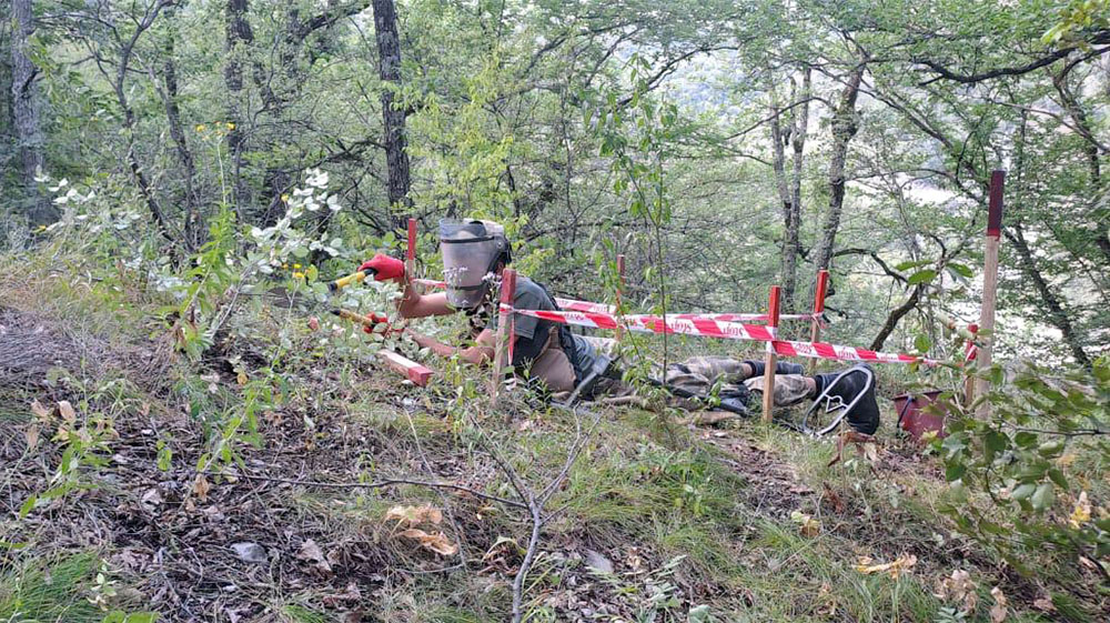 На освобожденных территориях Азербайджана полностью очищено от мин более 1184 гектаров земли (ФОТО)