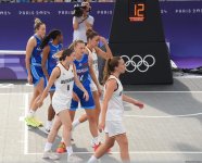 Paris 2024: Azerbaijani women's 3x3 basketball team faces defeat