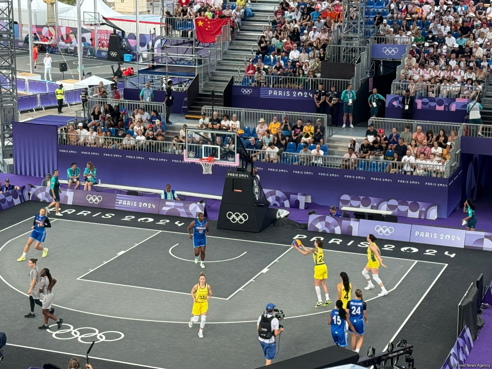 Azerbaijani women's 3x3 basketball team loses to Australia at Paris Olympics (PHOTO)