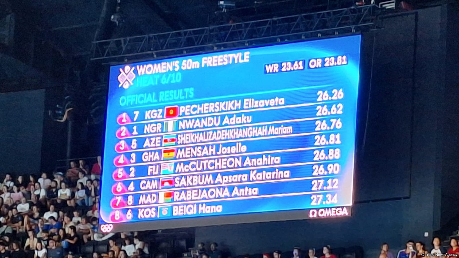 Azerbaijani swimmer throws in towel at Paris Olympics (PHOTO)