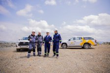 Рабочая группа ЗАО «AzerGold» провела осмотр месторождений в Гедабеке в рамках Соглашения о распределении добычи (ФОТО)