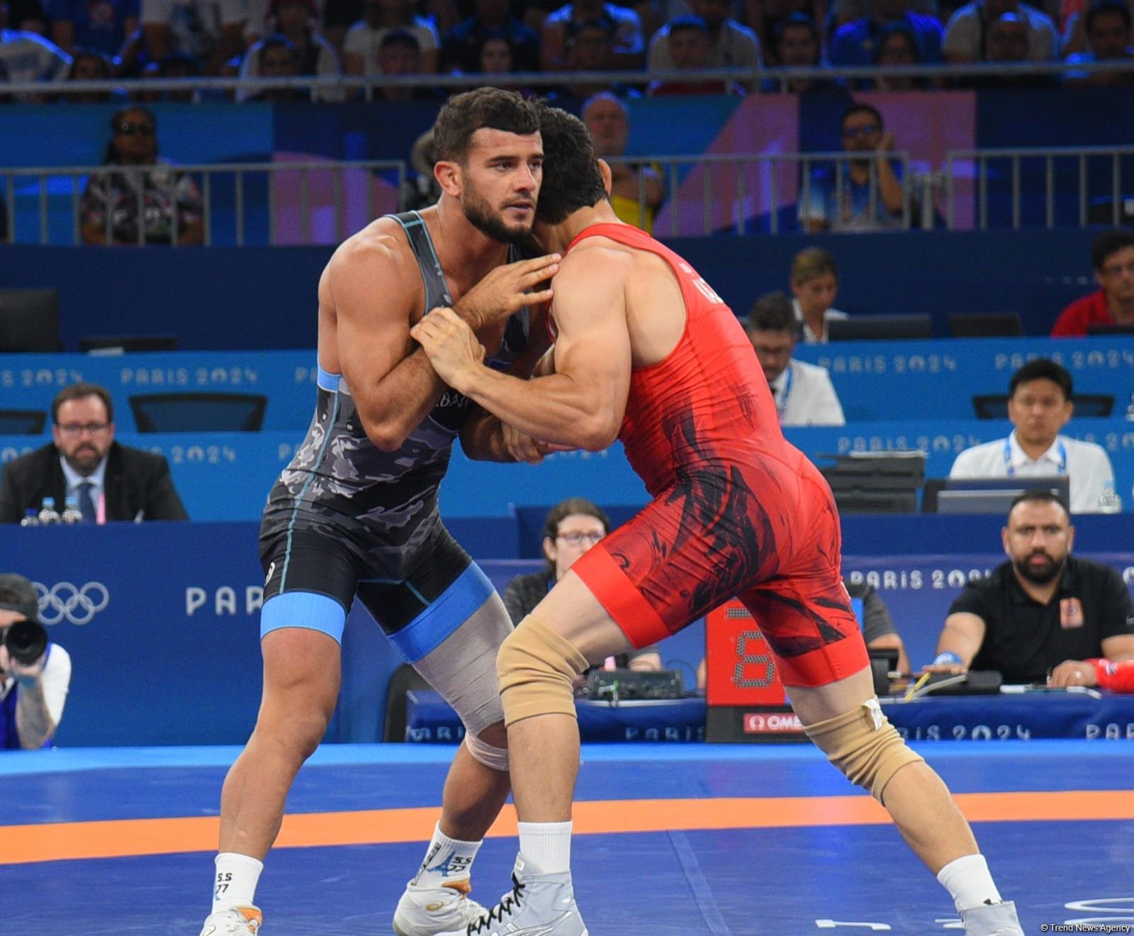 Azerbaijani wrestler to compete for bronze at Paris Olympics (VIDEO)