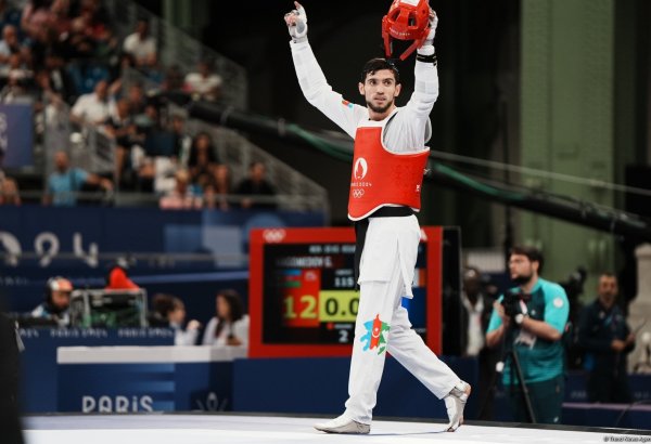 Azerbaijani taekwondo athlete Magomedov reaches semifinals at Paris Olympics