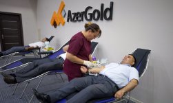 В ЗАО «AzerGold» состоялась очередная акция по сдаче крови (ФОТО)