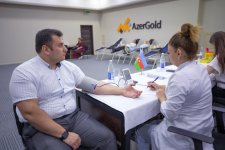 В ЗАО «AzerGold» состоялась очередная акция по сдаче крови (ФОТО)