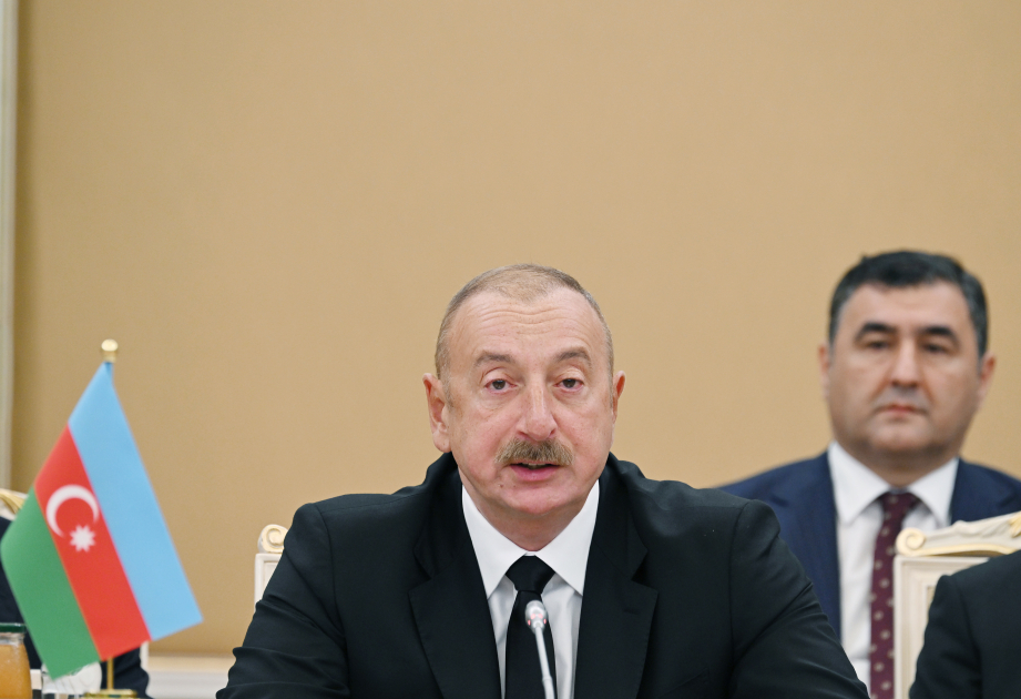Президент Ильхам Алиев: Одним из проявлений братских отношений со странами Центральной Азии является помощь в восстановлении освобожденных от армянской оккупации территорий Карабаха