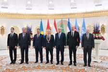 Президент Ильхам Алиев принял участие в церемонии награждения Президента Узбекистана Шавката Мирзиёева в Астане (ВИДЕО/ФОТО)