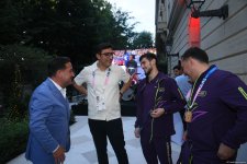В "Олимпийском доме Азербайджана" в Париже прошла встреча, посвященная победам  азербайджанских спортсменов (ФОТО)