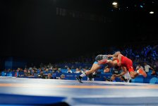 Азербайджанский борец Гаджи Алиев вышел в 1/4 финала на Олимпийских играх в Париже (ФОТО)