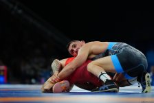 Азербайджанский борец Гаджи Алиев вышел в 1/4 финала на Олимпийских играх в Париже (ФОТО)