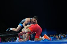 Азербайджанский борец Гаджи Алиев вышел в 1/4 финала на Олимпийских играх в Париже (ФОТО)