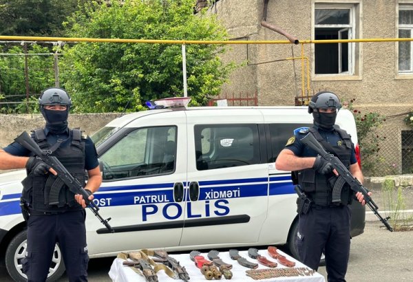 Azerbaijan recaps spotted weapons, ordnances in liberated territories over week