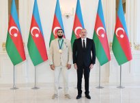 President Ilham Aliyev receives Paris Summer Olympics' Azerbaijani medalists and coaches (PHOTO/VIDEO)
