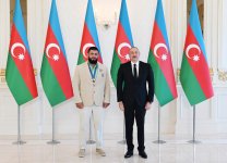President Ilham Aliyev receives Paris Summer Olympics' Azerbaijani medalists and coaches (PHOTO/VIDEO)