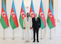 President Ilham Aliyev receives Paris Summer Olympics' Azerbaijani medalists and coaches (PHOTO/VIDEO)
