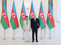President Ilham Aliyev receives Paris Summer Olympics' Azerbaijani medalists and coaches (PHOTO/VIDEO)