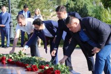 Azerbaijani delegation takes part in IX Caspian Media Forum in Russia's Astrakhan (PHOTO)