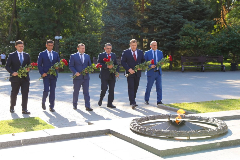 Azerbaijani delegation takes part in IX Caspian Media Forum in Russia's Astrakhan (PHOTO)