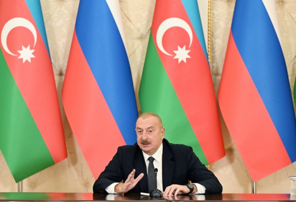 Azerbaijan and Russia act as allies, friends, close partners, and neighbors - President Ilham Aliyev (FULL SPEECH)