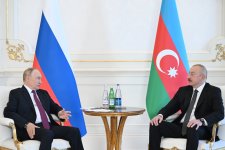 Состоялась встреча Президента Ильхама Алиева с Президентом Владимиром Путиным в узком составе (ФОТО/ВИДЕО)