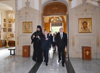 President Ilham Aliyev and President Vladimir Putin visit Holy Myrrhbearers Cathedral in Baku (PHOTO/VIDEO)