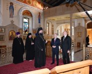 President Ilham Aliyev and President Vladimir Putin visit Holy Myrrhbearers Cathedral in Baku (PHOTO/VIDEO)