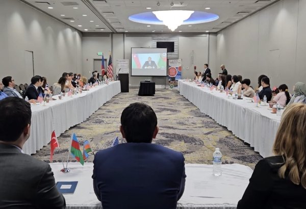 Azerbaijan's State Committee for Work with Diaspora holds meeting with compatriots in Illinois (PHOTO)