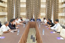 Azerbaijan conducts press-group meeting at Central Election Commission (PHOTO)