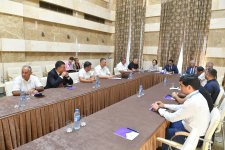 Azerbaijan conducts press-group meeting at Central Election Commission (PHOTO)