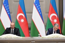 Azerbaijan, Uzbekistan sign documents (PHOTO/VIDEO)