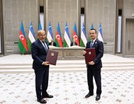 Azerbaijan, Uzbekistan sign documents (PHOTO/VIDEO)