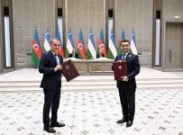 Azerbaijan, Uzbekistan sign documents (PHOTO/VIDEO)