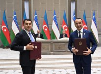 Azerbaijan, Uzbekistan sign documents (PHOTO/VIDEO)