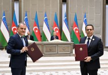 Azerbaijan, Uzbekistan sign documents (PHOTO/VIDEO)