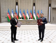 Azerbaijan, Uzbekistan sign documents (PHOTO/VIDEO)
