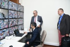 В связи с выборами в Милли Меджлис проведен осмотр Центра технического контроля веб-камер (ФОТО)