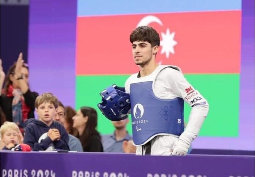 First Vice-President Mehriban Aliyeva congratulates Sabir Zeynalov on Paralympic bronze (PHOTO)