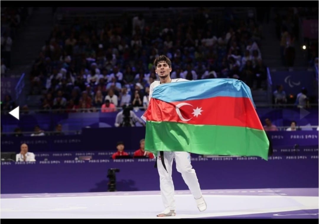 First Vice-President Mehriban Aliyeva congratulates Sabir Zeynalov on Paralympic bronze (PHOTO)