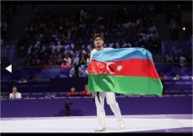 First Vice-President Mehriban Aliyeva congratulates Sabir Zeynalov on Paralympic bronze (PHOTO)