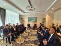 Делегация во главе с Шахином Мустафаевым посетила Узбекистан (ФОТО)