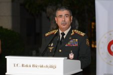 В посольстве Турции в Азербайджане проходит мероприятие по случаю 30 августа - Дня Победы (ФОТО)