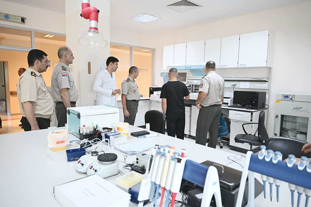 Azerbaijani military medicine experts hold meeting with Serbian counterparts (PHOTO)