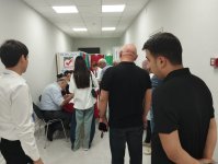 В Низаминском районе Баку с первых часов наблюдается высокая явка избирателей (ФОТО)