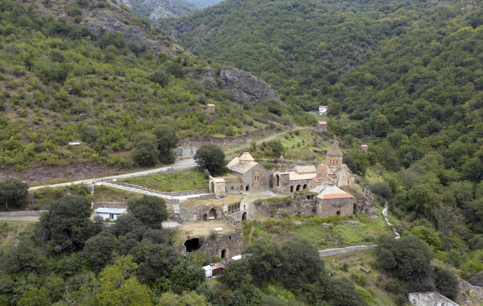 President Ilham Aliyev, First Lady Mehriban Aliyeva visit Khudavang Monastery Complex in Kalbajar (PHOTO/VIDEO)