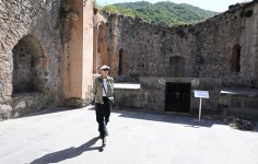 President Ilham Aliyev, First Lady Mehriban Aliyeva visit Khudavang Monastery Complex in Kalbajar (PHOTO/VIDEO)